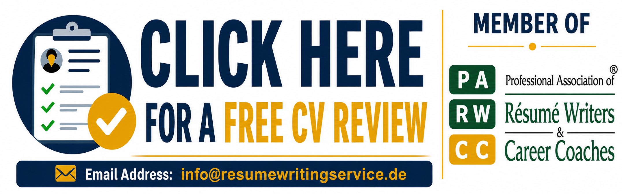 Click Here for a Free CV Review